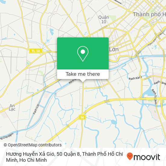 Hương Huyền Xả Gió, 50 Quận 8, Thành Phố Hồ Chí Minh map