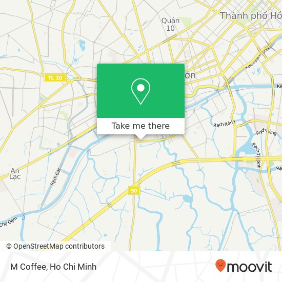 M Coffee map