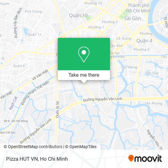 Pizza HUT VN map