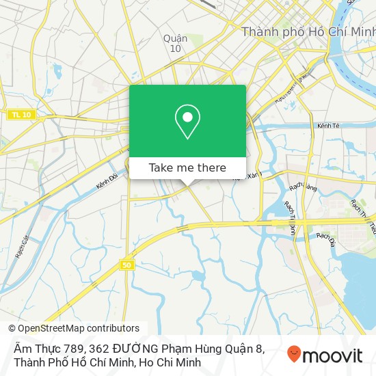Ẩm Thực 789, 362 ĐƯỜNG Phạm Hùng Quận 8, Thành Phố Hồ Chí Minh map