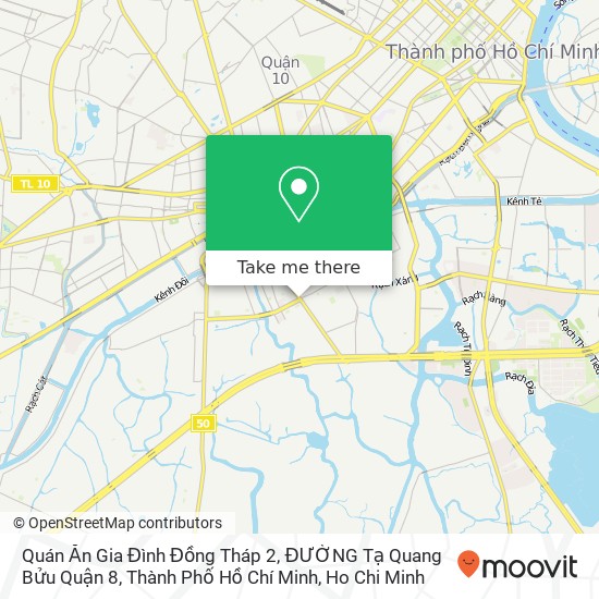 Quán Ăn Gia Đình Đồng Tháp 2, ĐƯỜNG Tạ Quang Bửu Quận 8, Thành Phố Hồ Chí Minh map
