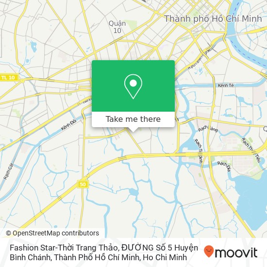 Fashion Star-Thời Trang Thảo, ĐƯỜNG Số 5 Huyện Bình Chánh, Thành Phố Hồ Chí Minh map