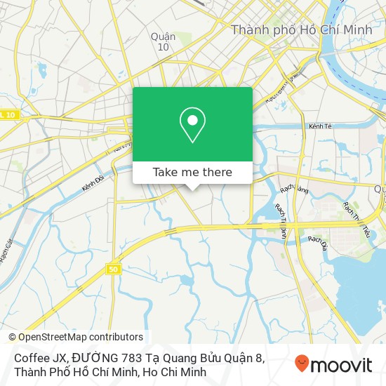Coffee JX, ĐƯỜNG 783 Tạ Quang Bửu Quận 8, Thành Phố Hồ Chí Minh map