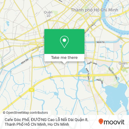 Cafe Góc Phố, ĐƯỜNG Cao Lỗ Nối Dài Quận 8, Thành Phố Hồ Chí Minh map