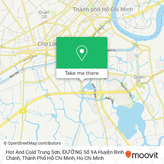 Hot And Cold Trung Sơn, ĐƯỜNG Số 9A Huyện Bình Chánh, Thành Phố Hồ Chí Minh map