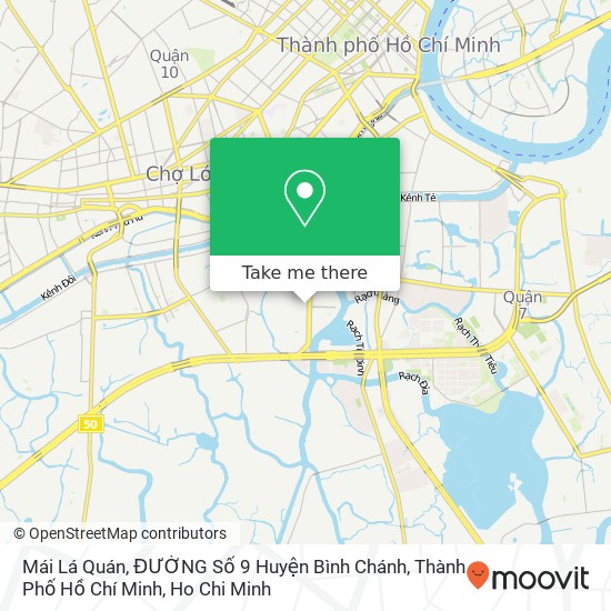 Mái Lá Quán, ĐƯỜNG Số 9 Huyện Bình Chánh, Thành Phố Hồ Chí Minh map