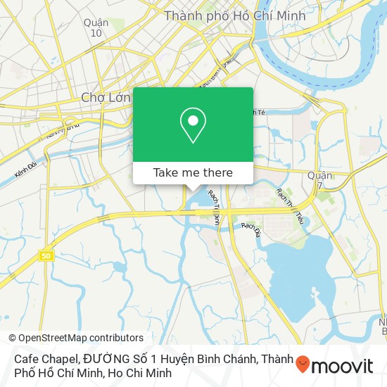 Cafe Chapel, ĐƯỜNG Số 1 Huyện Bình Chánh, Thành Phố Hồ Chí Minh map