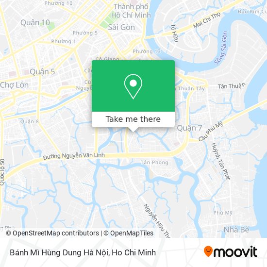 Bánh Mì Hùng Dung Hà Nội map