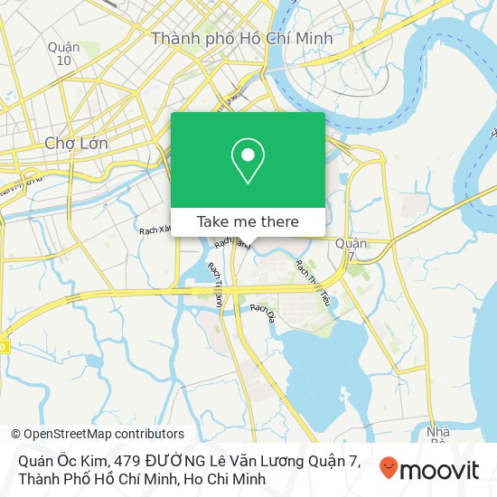 Quán Ốc Kim, 479 ĐƯỜNG Lê Văn Lương Quận 7, Thành Phố Hồ Chí Minh map