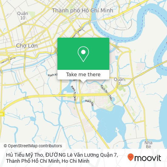 Hủ Tiếu Mỹ Tho, ĐƯỜNG Lê Văn Lương Quận 7, Thành Phố Hồ Chí Minh map