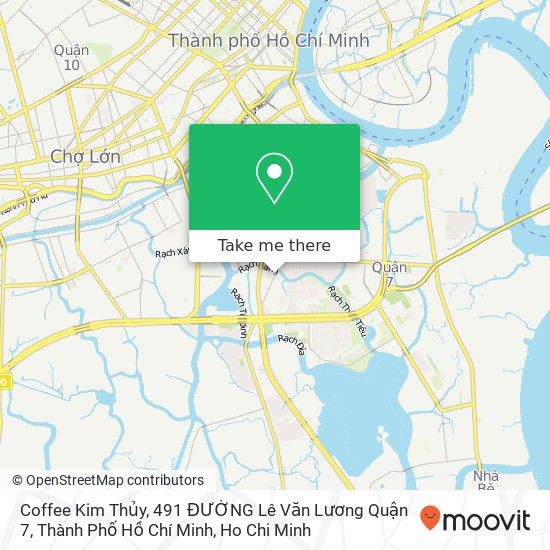 Coffee Kim Thủy, 491 ĐƯỜNG Lê Văn Lương Quận 7, Thành Phố Hồ Chí Minh map