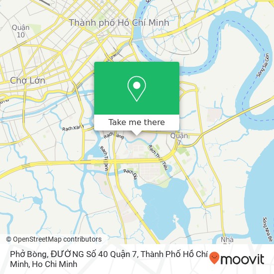 Phở Bòng, ĐƯỜNG Số 40 Quận 7, Thành Phố Hồ Chí Minh map