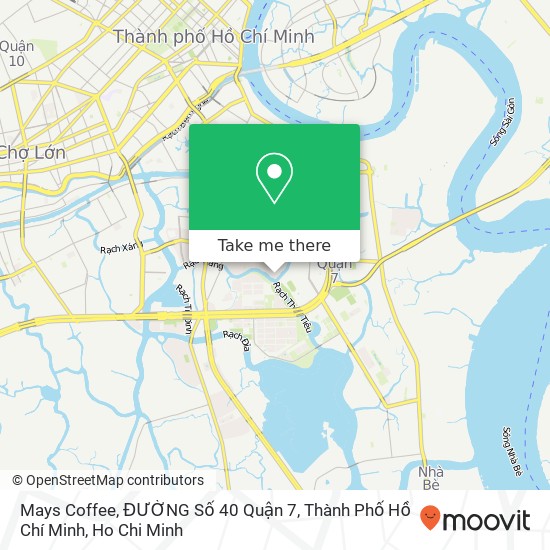 Mays Coffee, ĐƯỜNG Số 40 Quận 7, Thành Phố Hồ Chí Minh map