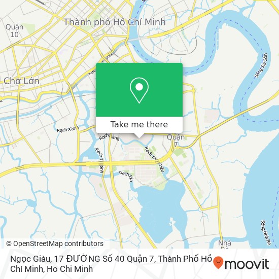 Ngọc Giàu, 17 ĐƯỜNG Số 40 Quận 7, Thành Phố Hồ Chí Minh map