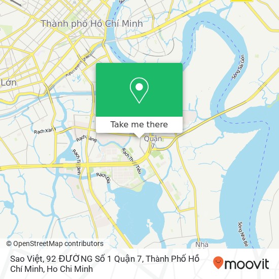 Sao Việt, 92 ĐƯỜNG Số 1 Quận 7, Thành Phố Hồ Chí Minh map