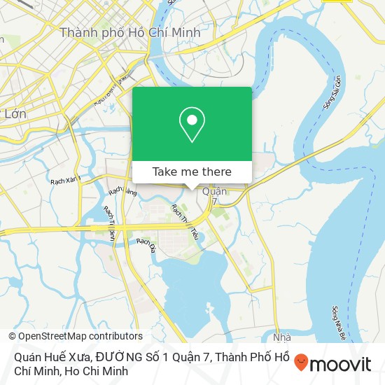 Quán Huế Xưa, ĐƯỜNG Số 1 Quận 7, Thành Phố Hồ Chí Minh map