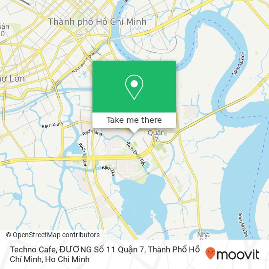 Techno Cafe, ĐƯỜNG Số 11 Quận 7, Thành Phố Hồ Chí Minh map