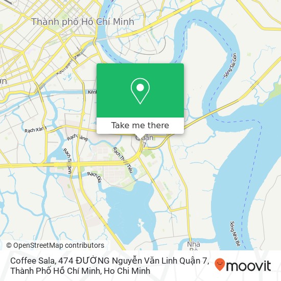 Coffee Sala, 474 ĐƯỜNG Nguyễn Văn Linh Quận 7, Thành Phố Hồ Chí Minh map