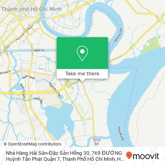 Nhà Hàng Hải Sản-Đặc Sản Hồng 30, 769 ĐƯỜNG Huỳnh Tấn Phát Quận 7, Thành Phố Hồ Chí Minh map