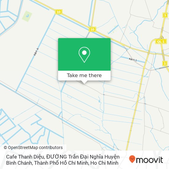 Cafe Thanh Diệu, ĐƯỜNG Trần Đại Nghĩa Huyện Bình Chánh, Thành Phố Hồ Chí Minh map