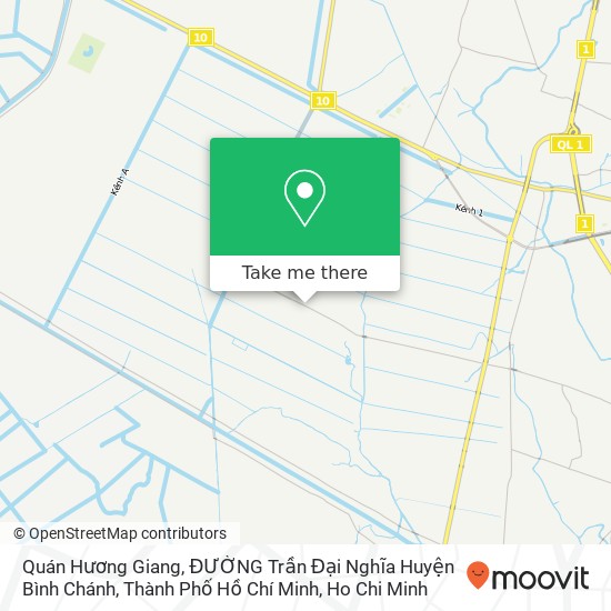 Quán Hương Giang, ĐƯỜNG Trần Đại Nghĩa Huyện Bình Chánh, Thành Phố Hồ Chí Minh map