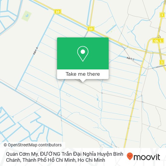 Quán Cơm My, ĐƯỜNG Trần Đại Nghĩa Huyện Bình Chánh, Thành Phố Hồ Chí Minh map