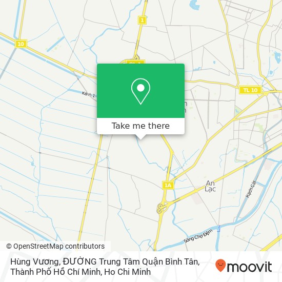 Hùng Vương, ĐƯỜNG Trung Tâm Quận Bình Tân, Thành Phố Hồ Chí Minh map