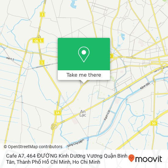 Cafe A7, 464 ĐƯỜNG Kinh Dương Vương Quận Bình Tân, Thành Phố Hồ Chí Minh map