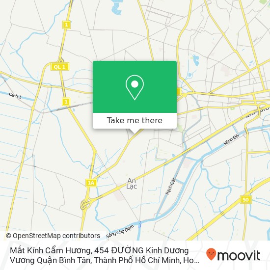 Mắt Kính Cẩm Hương, 454 ĐƯỜNG Kinh Dương Vương Quận Bình Tân, Thành Phố Hồ Chí Minh map