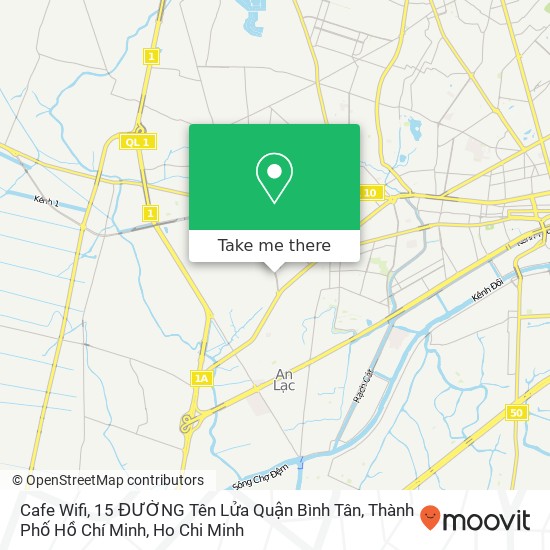 Cafe Wifi, 15 ĐƯỜNG Tên Lửa Quận Bình Tân, Thành Phố Hồ Chí Minh map