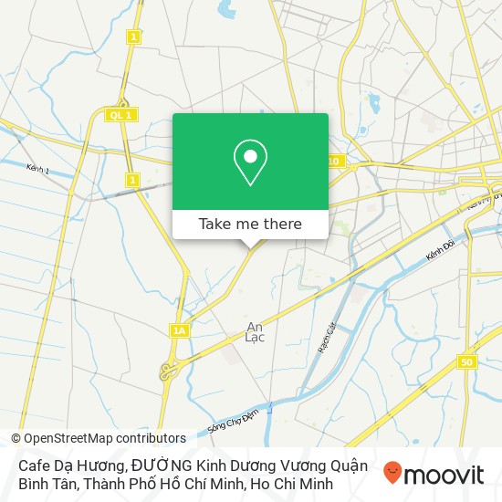 Cafe Dạ Hương, ĐƯỜNG Kinh Dương Vương Quận Bình Tân, Thành Phố Hồ Chí Minh map