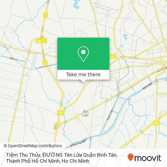 Tiệm Thu Thủy, ĐƯỜNG Tên Lửa Quận Bình Tân, Thành Phố Hồ Chí Minh map