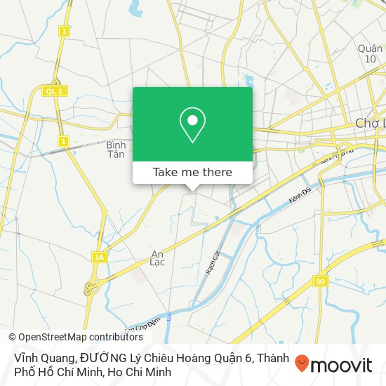 Vĩnh Quang, ĐƯỜNG Lý Chiêu Hoàng Quận 6, Thành Phố Hồ Chí Minh map