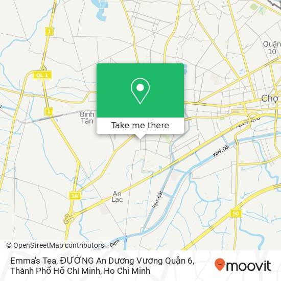 Emma's Tea, ĐƯỜNG An Dương Vương Quận 6, Thành Phố Hồ Chí Minh map