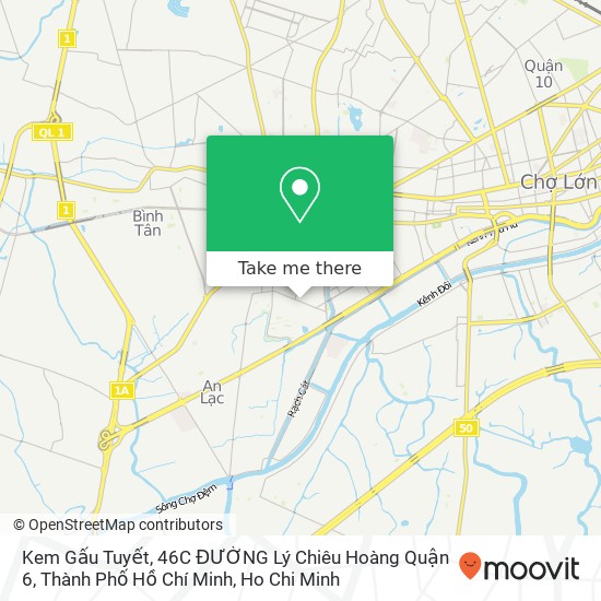 Kem Gấu Tuyết, 46C ĐƯỜNG Lý Chiêu Hoàng Quận 6, Thành Phố Hồ Chí Minh map