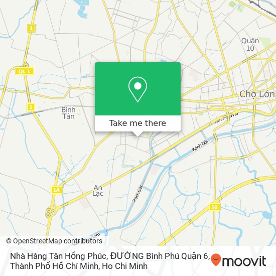 Nhà Hàng Tân Hồng Phúc, ĐƯỜNG Bình Phú Quận 6, Thành Phố Hồ Chí Minh map