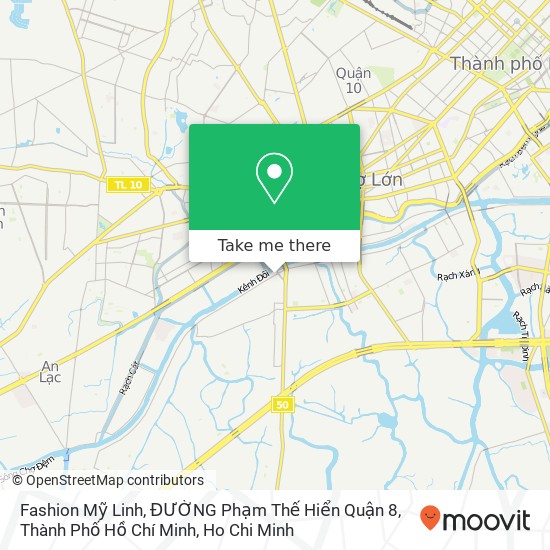 Fashion Mỹ Linh, ĐƯỜNG Phạm Thế Hiển Quận 8, Thành Phố Hồ Chí Minh map