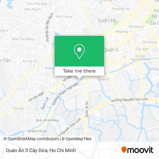Quán Ăn 3 Cây Dừa map