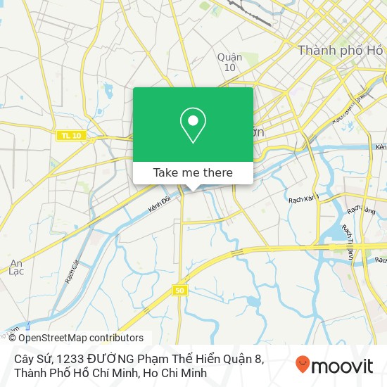 Cây Sứ, 1233 ĐƯỜNG Phạm Thế Hiển Quận 8, Thành Phố Hồ Chí Minh map