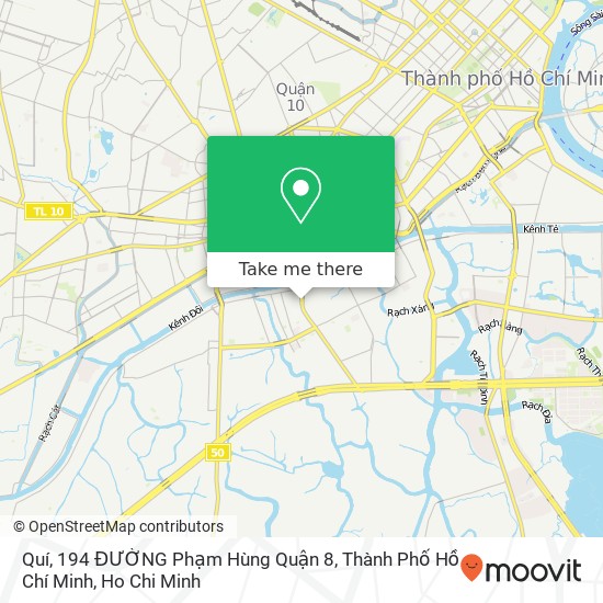 Quí, 194 ĐƯỜNG Phạm Hùng Quận 8, Thành Phố Hồ Chí Minh map