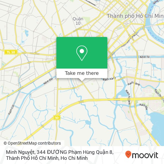 Minh Nguyệt, 344 ĐƯỜNG Phạm Hùng Quận 8, Thành Phố Hồ Chí Minh map