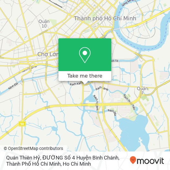 Quán Thiên Hỷ, ĐƯỜNG Số 4 Huyện Bình Chánh, Thành Phố Hồ Chí Minh map