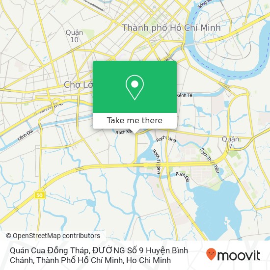 Quán Cua Đồng Tháp, ĐƯỜNG Số 9 Huyện Bình Chánh, Thành Phố Hồ Chí Minh map