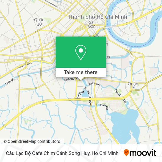 Câu Lạc Bộ Cafe Chim Cảnh Song Huy map