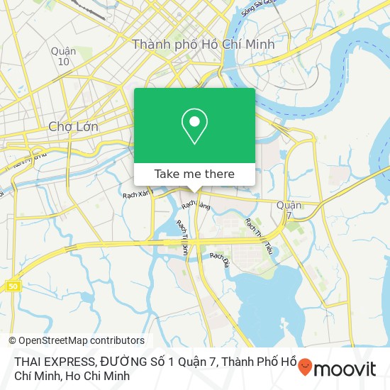 THAI EXPRESS, ĐƯỜNG Số 1 Quận 7, Thành Phố Hồ Chí Minh map