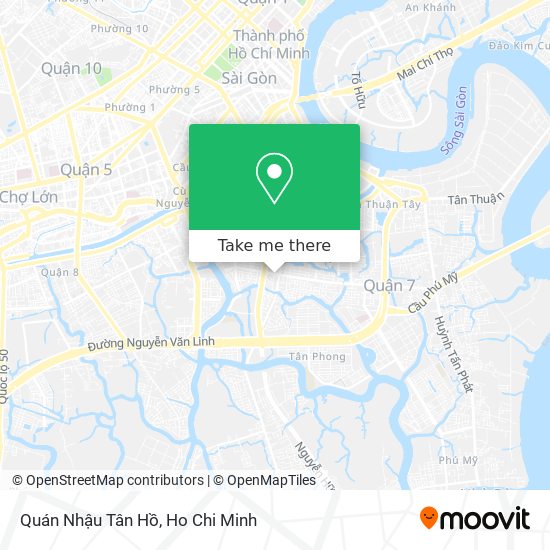 Quán Nhậu Tân Hồ map