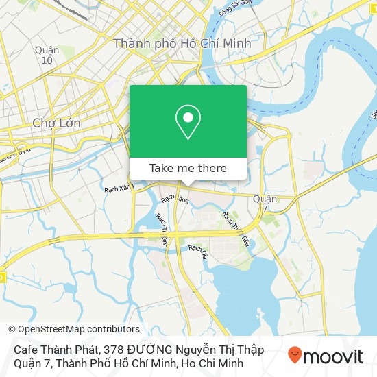 Cafe Thành Phát, 378 ĐƯỜNG Nguyễn Thị Thập Quận 7, Thành Phố Hồ Chí Minh map