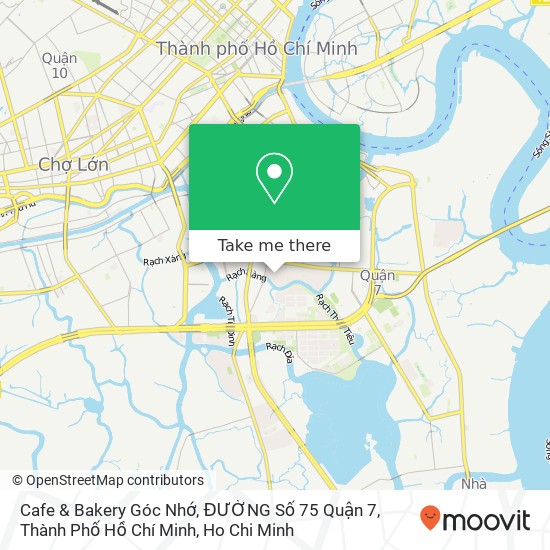 Cafe & Bakery Góc Nhớ, ĐƯỜNG Số 75 Quận 7, Thành Phố Hồ Chí Minh map