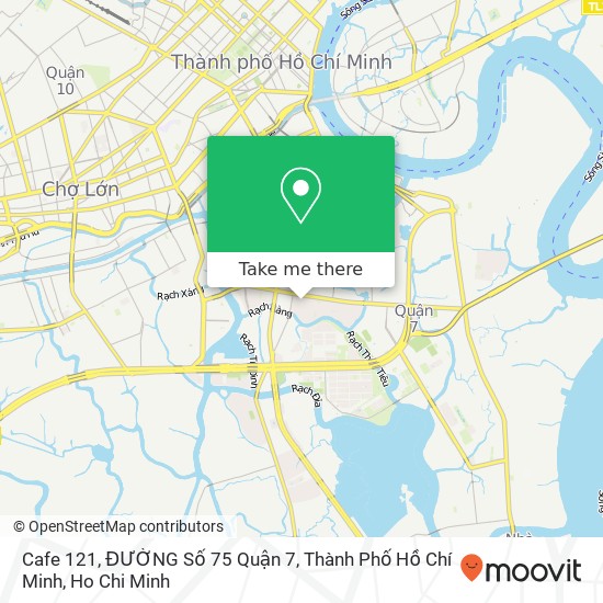 Cafe 121, ĐƯỜNG Số 75 Quận 7, Thành Phố Hồ Chí Minh map