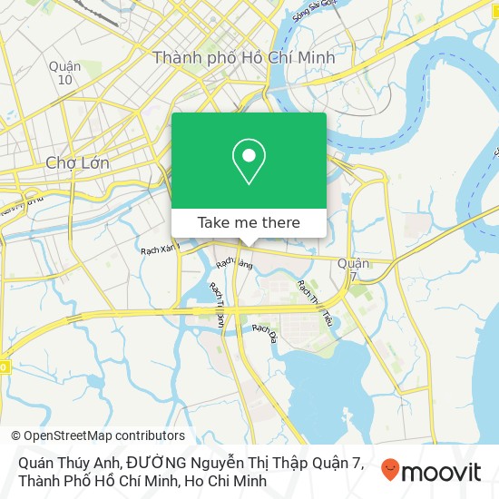 Quán Thúy Anh, ĐƯỜNG Nguyễn Thị Thập Quận 7, Thành Phố Hồ Chí Minh map